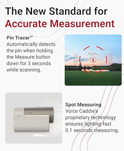 Voice Caddie Laser FIT Rangefinder GPS Voice Caddie