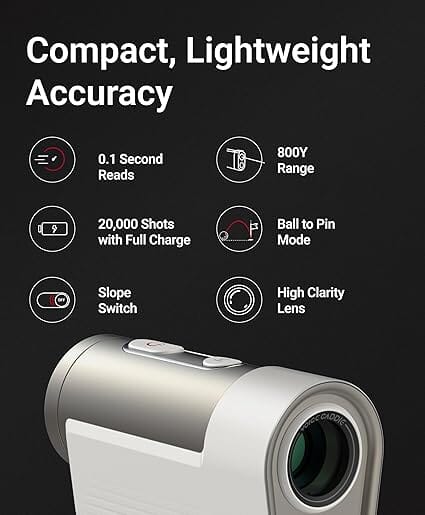 Voice Caddie Laser FIT Rangefinder GPS Voice Caddie
