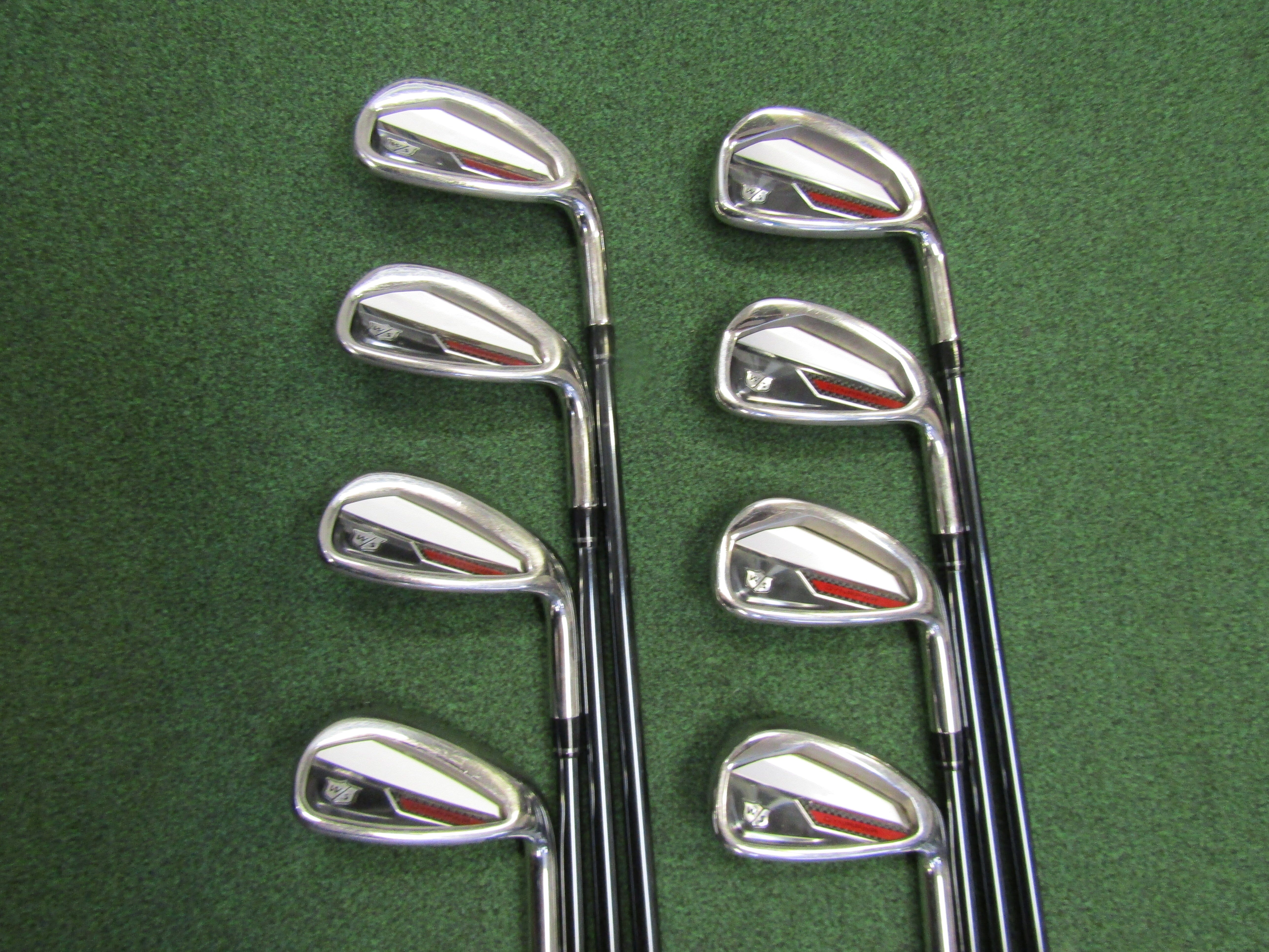 Wilson DynaPowr #5-PW, GW, SW 8 pc. Iron Set Reg. Flex Graphite Men's Right Pre-Owned Iron Sets Wilson