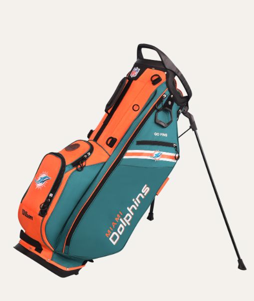 Wilson NFL Carry Bags 2024 Stand Bag Wilson Miami Dolphins