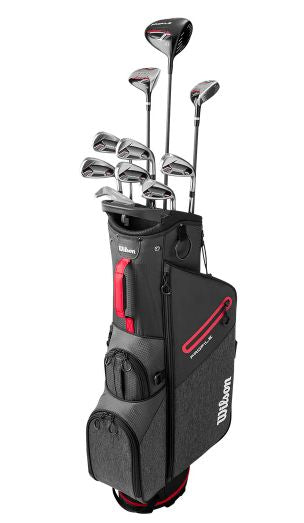 Wilson Profile Men's Tall Complete Club Set w/Stand Bag Complete Sets Wilson