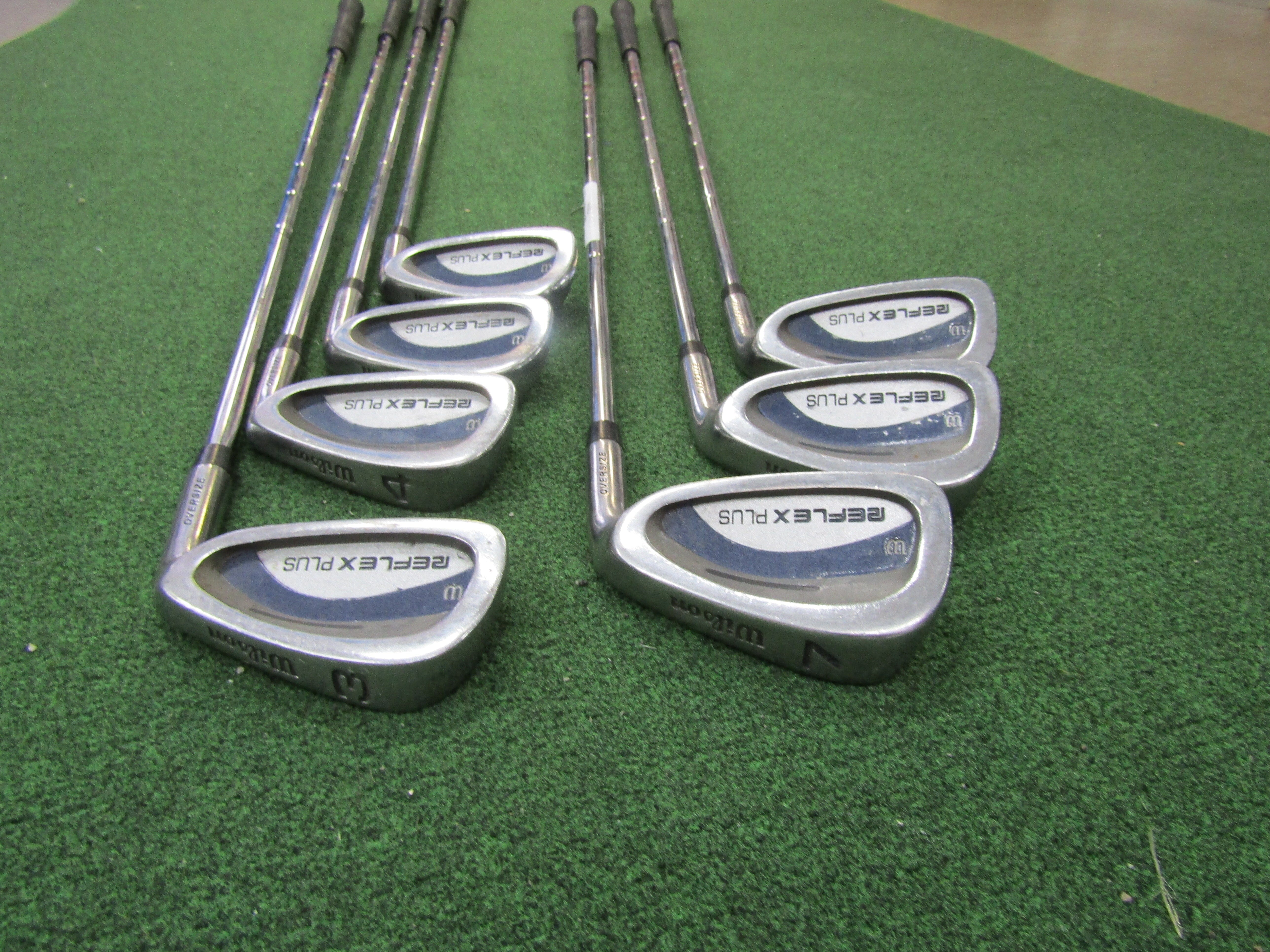 Wilson Reflex Plus #3-#9 Iron Set Regular Steel Men's Right Pre-Owned Iron Sets Wilson