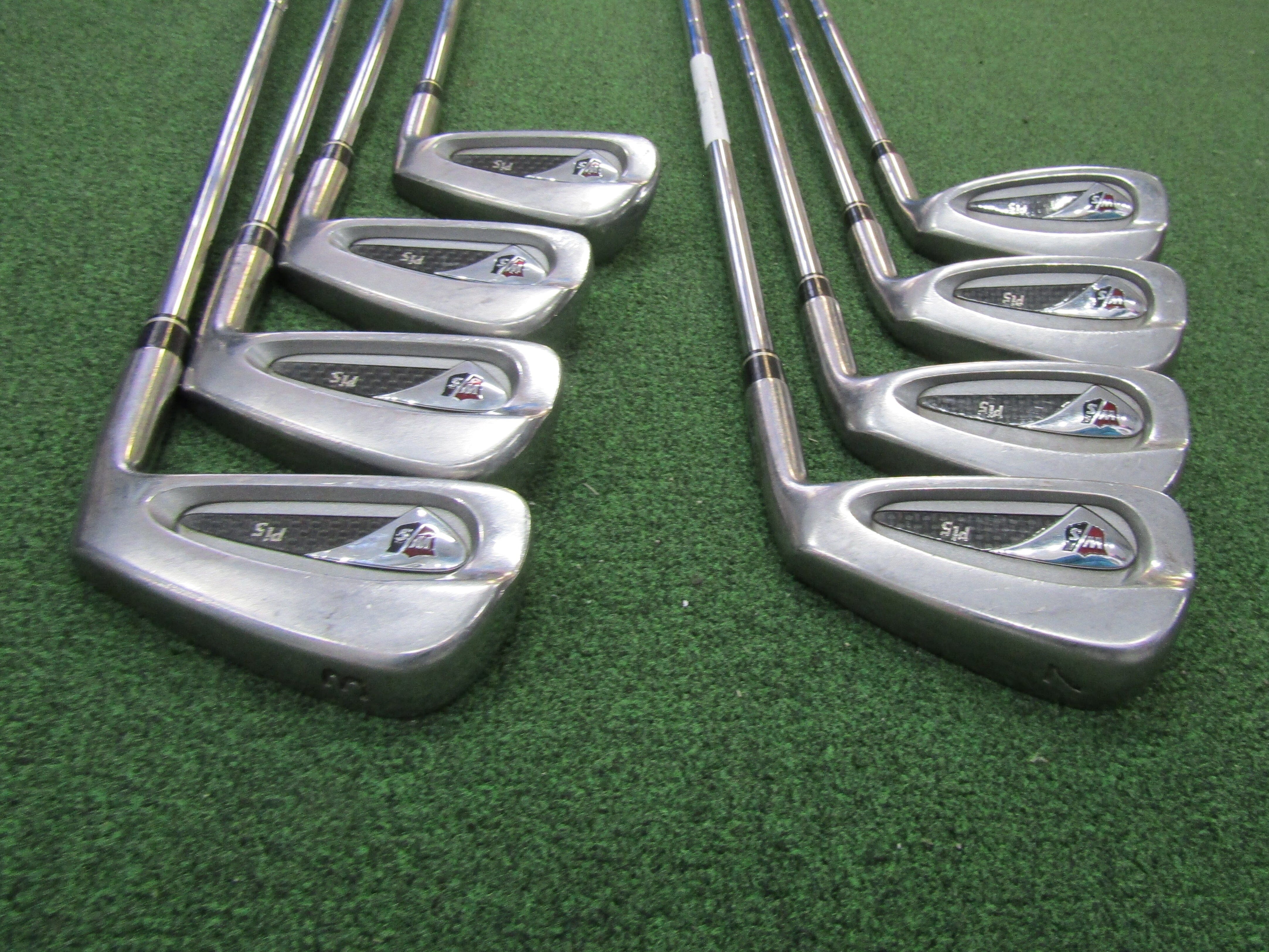 Wilson Staff Pi5 #3-PW 8 pc. Iron Set Stiff Flex Steel Men's Right Pre-Owned Iron Sets Wilson
