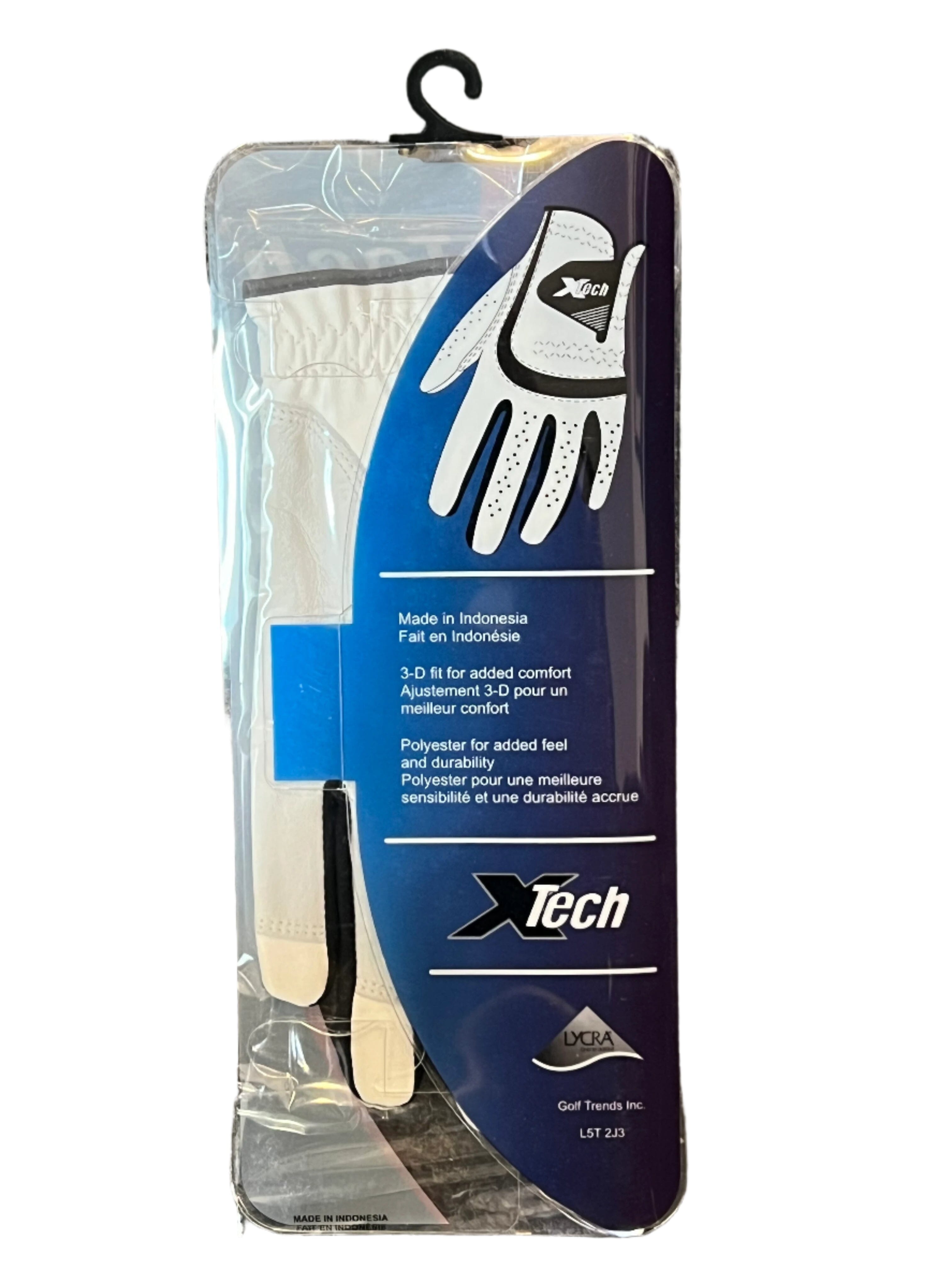 XTech Golf Gloves Womens White/Black Golf Gloves Golf Trends