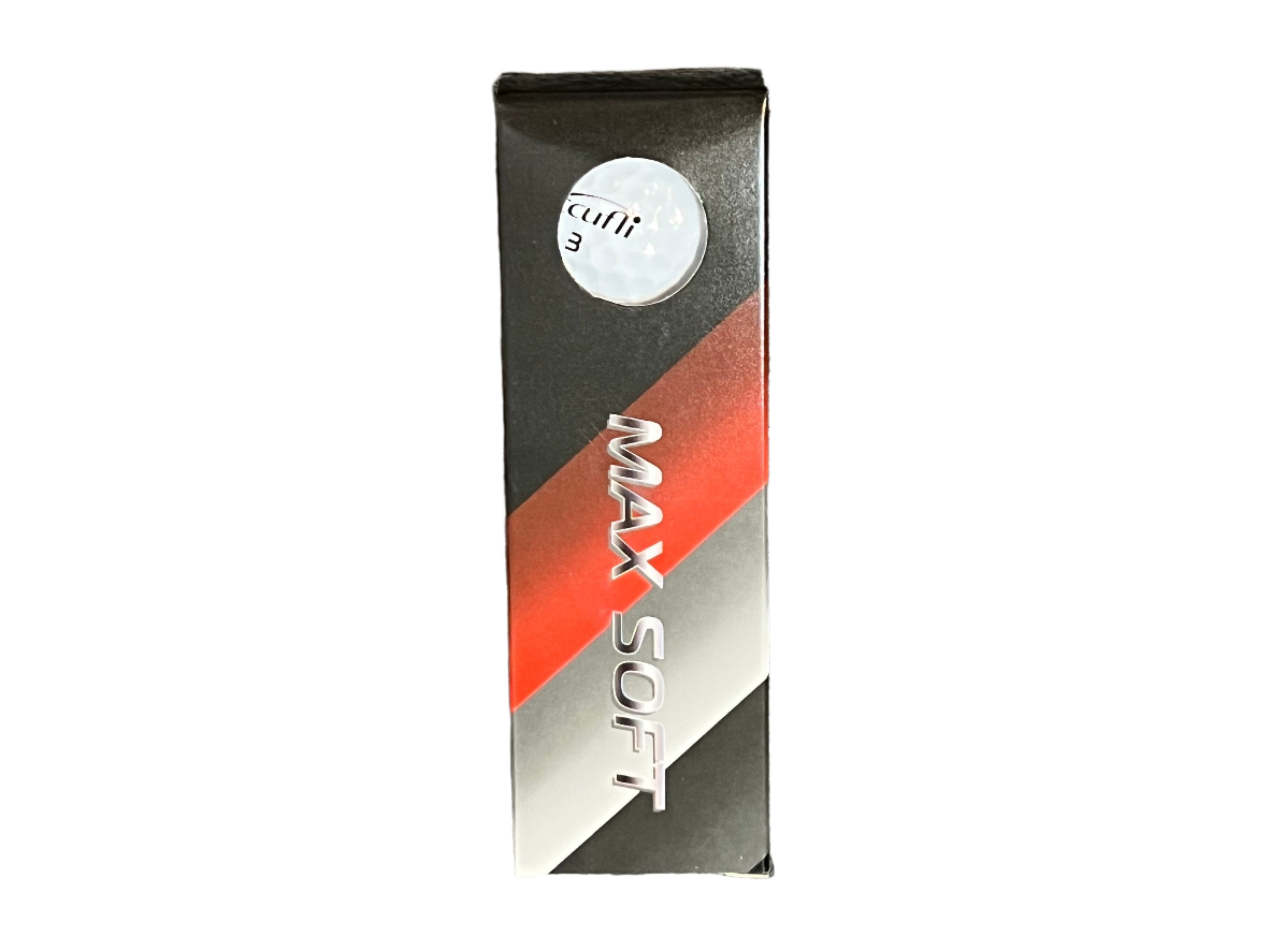 Accufli Max Soft Golf Balls White Wilson Golf Balls Wilson Sleeve/3 White
