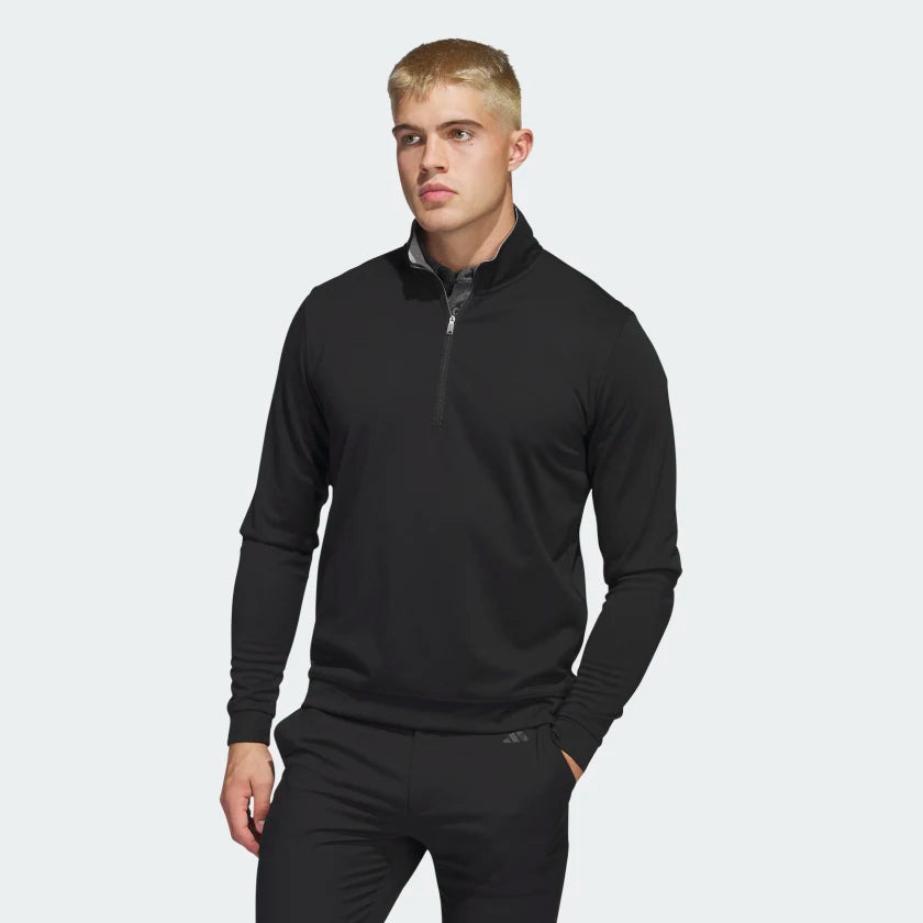 Adidas Elevated 1/4 Zip Sweatshirt IB4537 Golf Stuff L