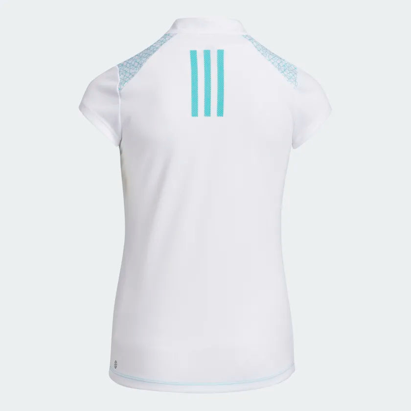 Adidas Girl's Colourblock Polo HA6458 Golf Polo Golf Stuff