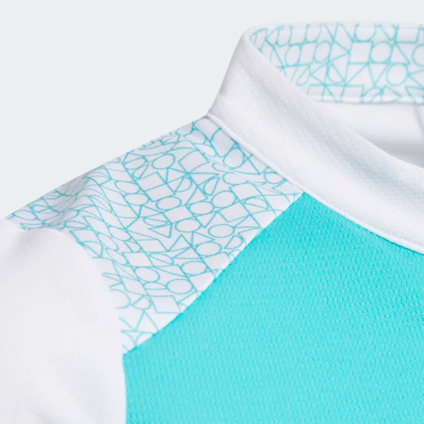 Adidas Girl's Colourblock Polo HA6458 Golf Polo Golf Stuff