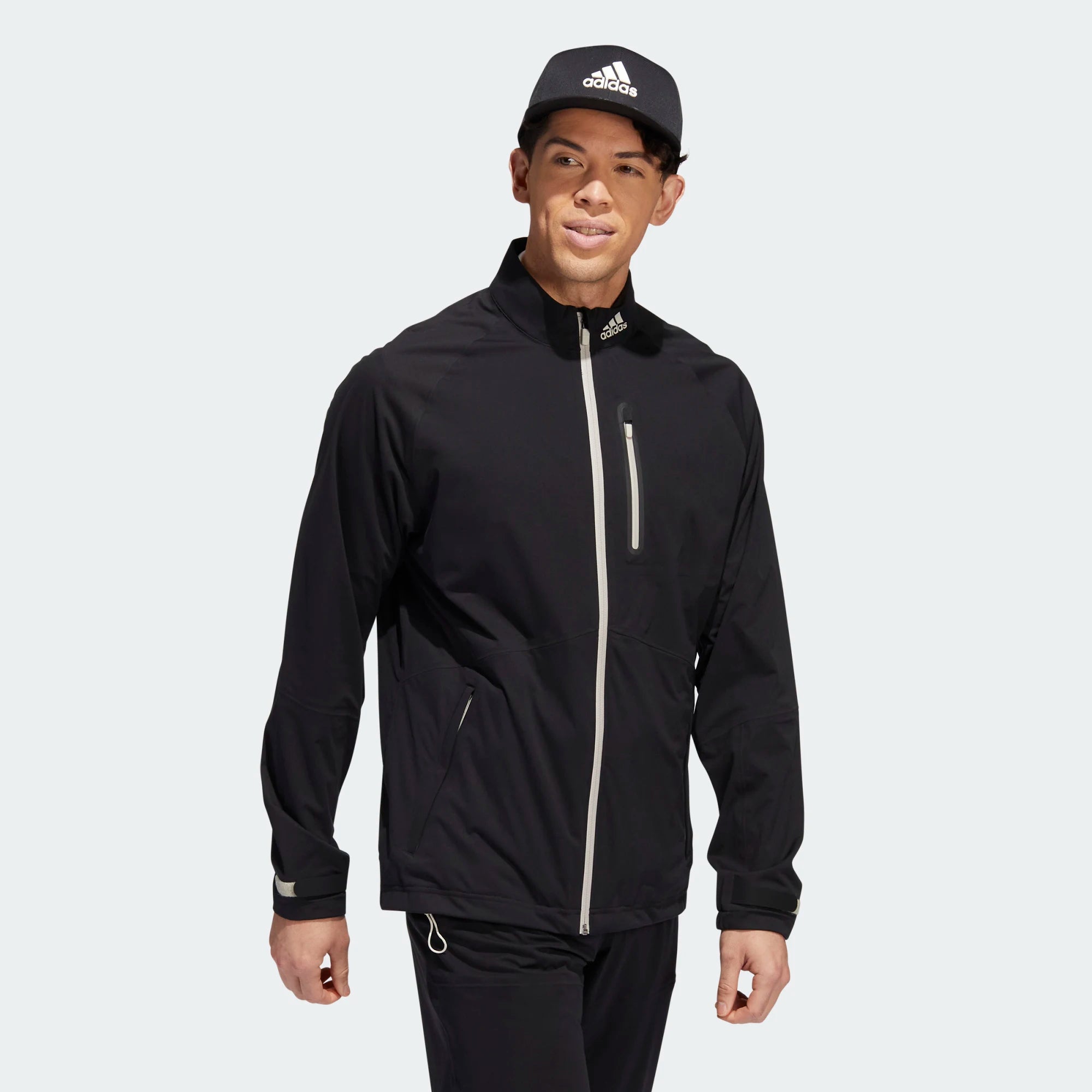 Adidas Men's Rain Ready Jacket Black HN4128 Golf Stuff