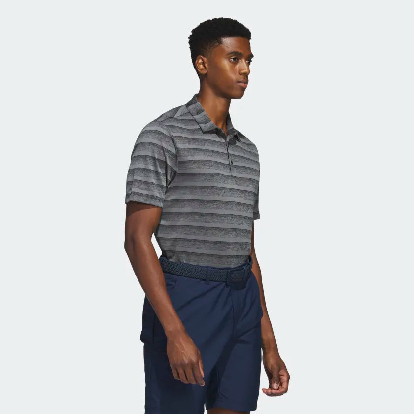 Adidas Men's Two-Color Striped Polo Shirt HR7981 Golf Stuff