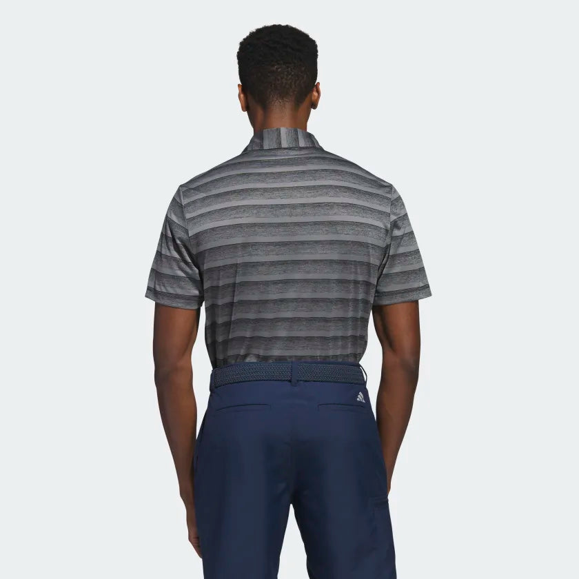 Adidas Men's Two-Color Striped Polo Shirt HR7981 Golf Stuff