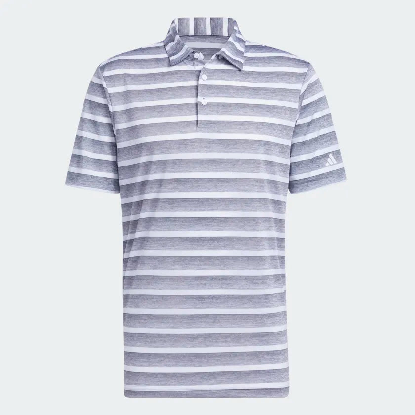 Adidas Men's Two-Color Striped Polo Shirt HR7983 Golf Stuff