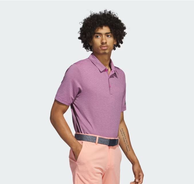 Adidas Ottoman Stripe Polo Shirt HR9073 Apparel Golf Stuff