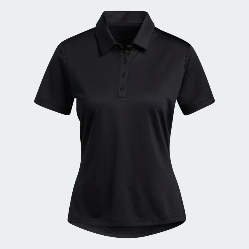Adidas Women's Performance Primegreen Black Polo Shirt GT7927 Golf Stuff Medium