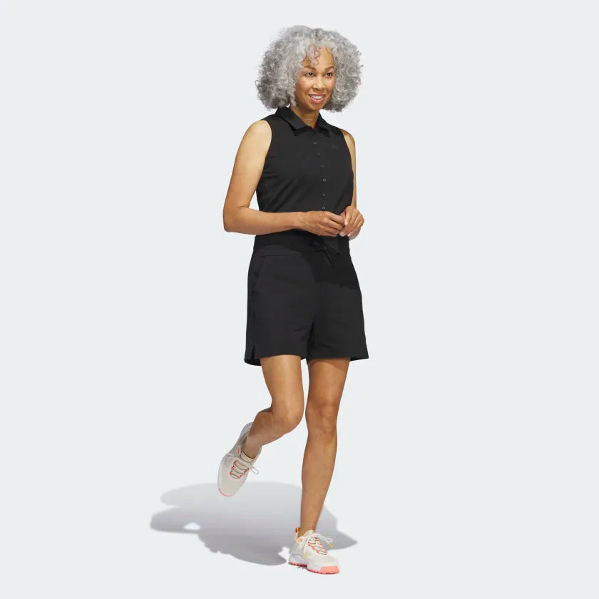 Adidas Women's Romper Sleeveless HT1290 Golf Stuff Medium Black