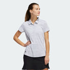 Adidas Women's Spacedye Short Sleeve Polo HA6069 Golf Stuff