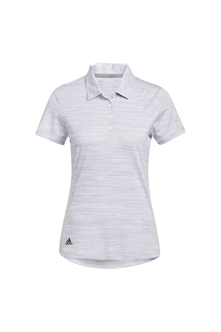Adidas Women's Spacedye Short Sleeve Polo HA6069 Golf Stuff
