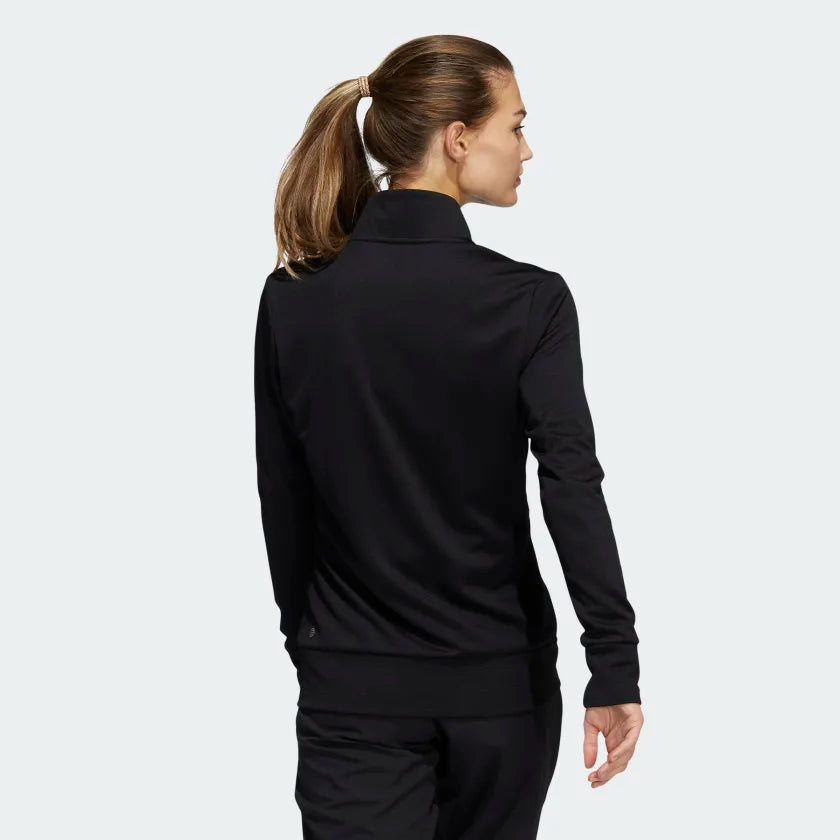 Adidas Women's Textured Full-Zip Jacket HA3395 Golf Stuff