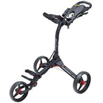 Bag Boy 3 Wheel Cart Compact 3 Golf Stuff - Save on New and Pre-Owned Golf Equipment Black/Red 