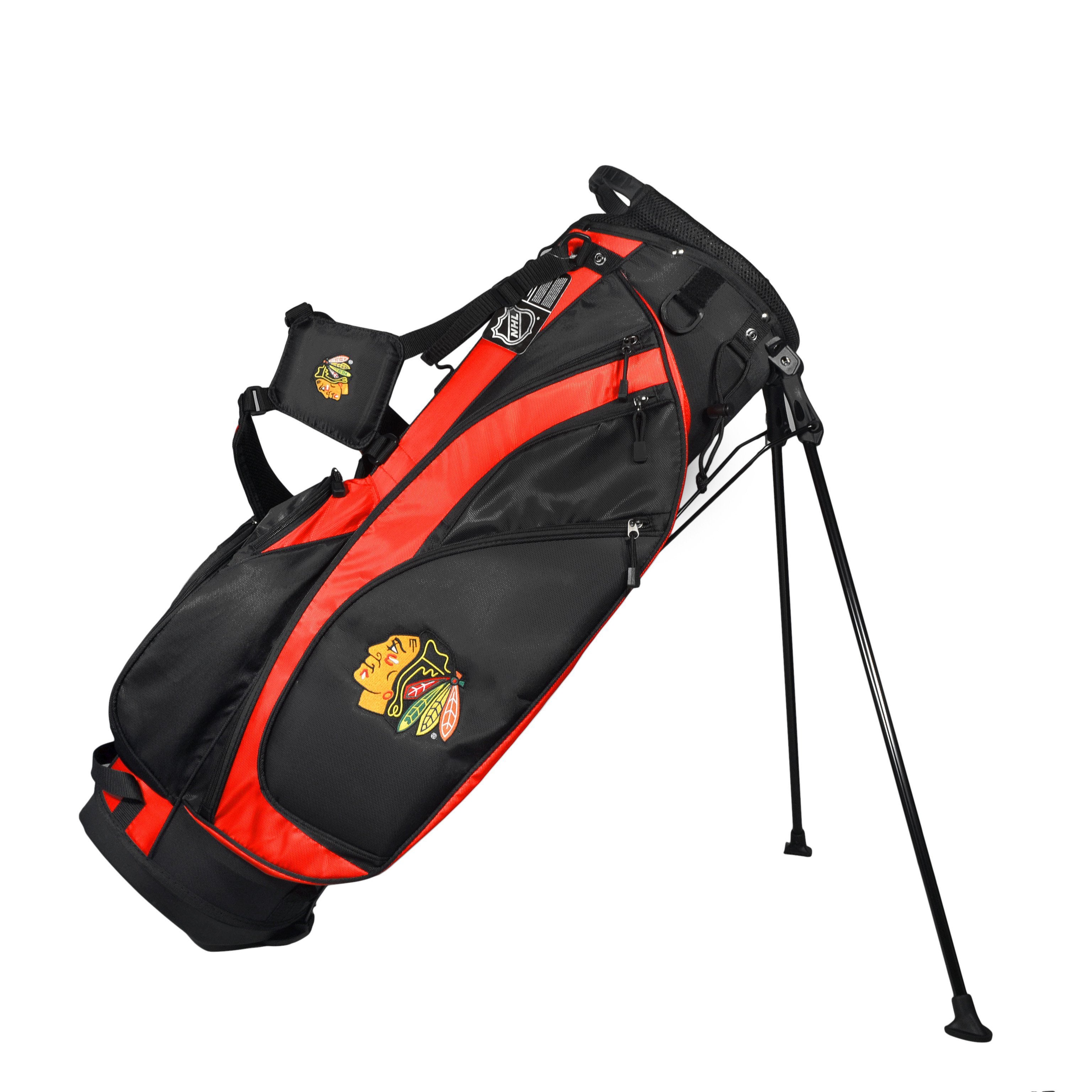 Caddy Pro NHL Carry Bag with Stand Golf Stuff - Save on New and Pre-Owned Golf Equipment Chicago Blackhawks