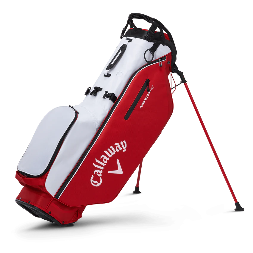 Callaway Fairway C Double Strap Stand Bag '22 Golf Stuff - Low Prices - Fast Shipping - Custom Clubs Whi/Red 