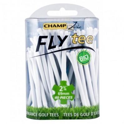 Champ Fly Tee Golf Tees TeeMate 3 1/4 White