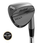 Cleveland RTX 6 Black Satin Wedge Golf Stuff - Save on New and Pre-Owned Golf Equipment Right 52°/10° Mid TT Dynamic Gold S400