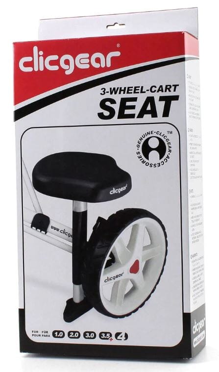 Clicgear 3-Wheel Cart Seat Golf Stuff