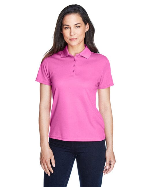 Core365 Ladies Origin Performance Piqué Polo Pink 78181 Golf Stuff