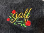 Embroidered Cotton Tri-Fold Golf Towel Original Design Golf Stuff - Save on New and Pre-Owned Golf Equipment 