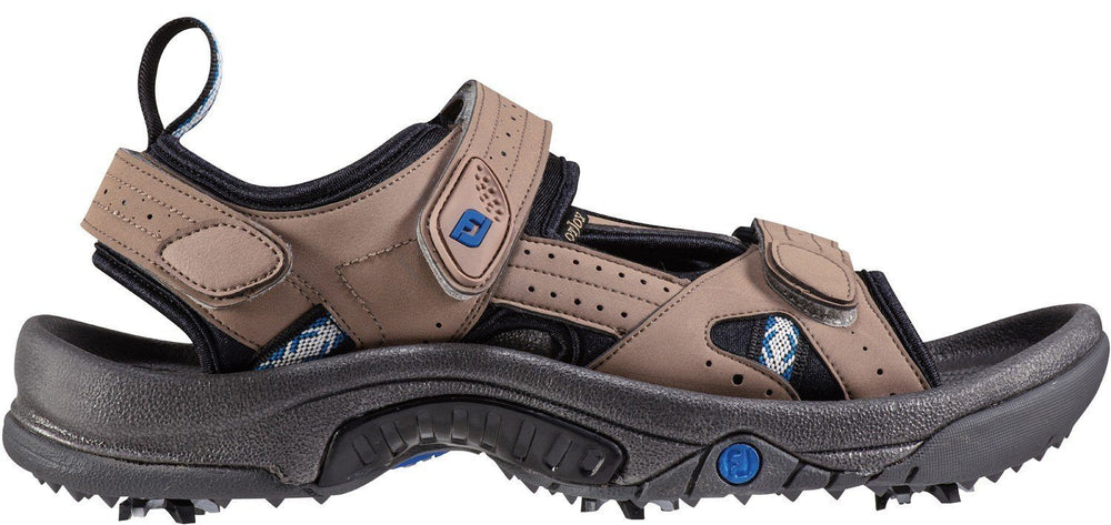 Footjoy Men's Golf Sandals 45318 Taupe/Black Golf Stuff - Save on New and Pre-Owned Golf Equipment 9M 