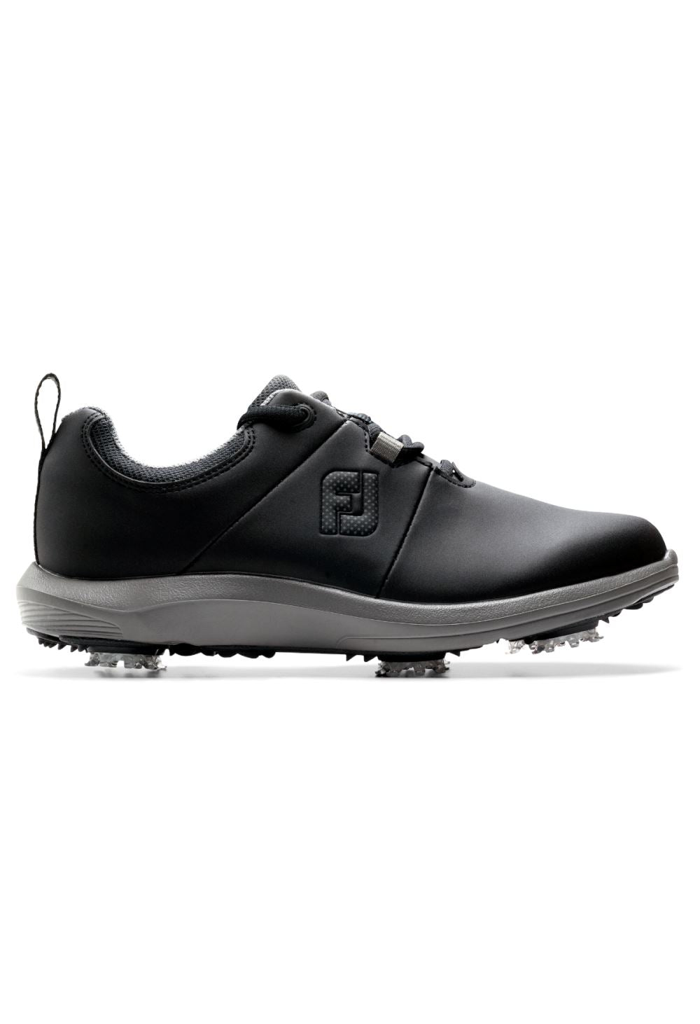 Footjoy Women's eComfort Spiked Golf Shoe Black/Charcoal 98645 Golf Stuff - Save on New and Pre-Owned Golf Equipment 6M