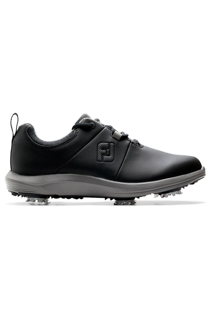 Footjoy Women's eComfort Spiked Golf Shoe Black/Charcoal 98645 Golf Stuff - Save on New and Pre-Owned Golf Equipment 6M 