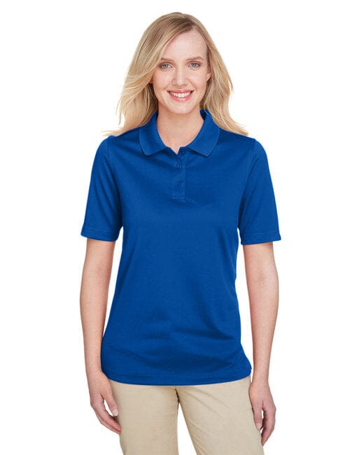 Harriton Ladies Moisture-Wicking Golf Shirt M348W Golf Stuff Small/Royal Blue 