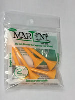 Martini Tees Midsize 2 3/4 Inches Pack of 5 pcs Golf Stuff - Save on New and Pre-Owned Golf Equipment Orange 