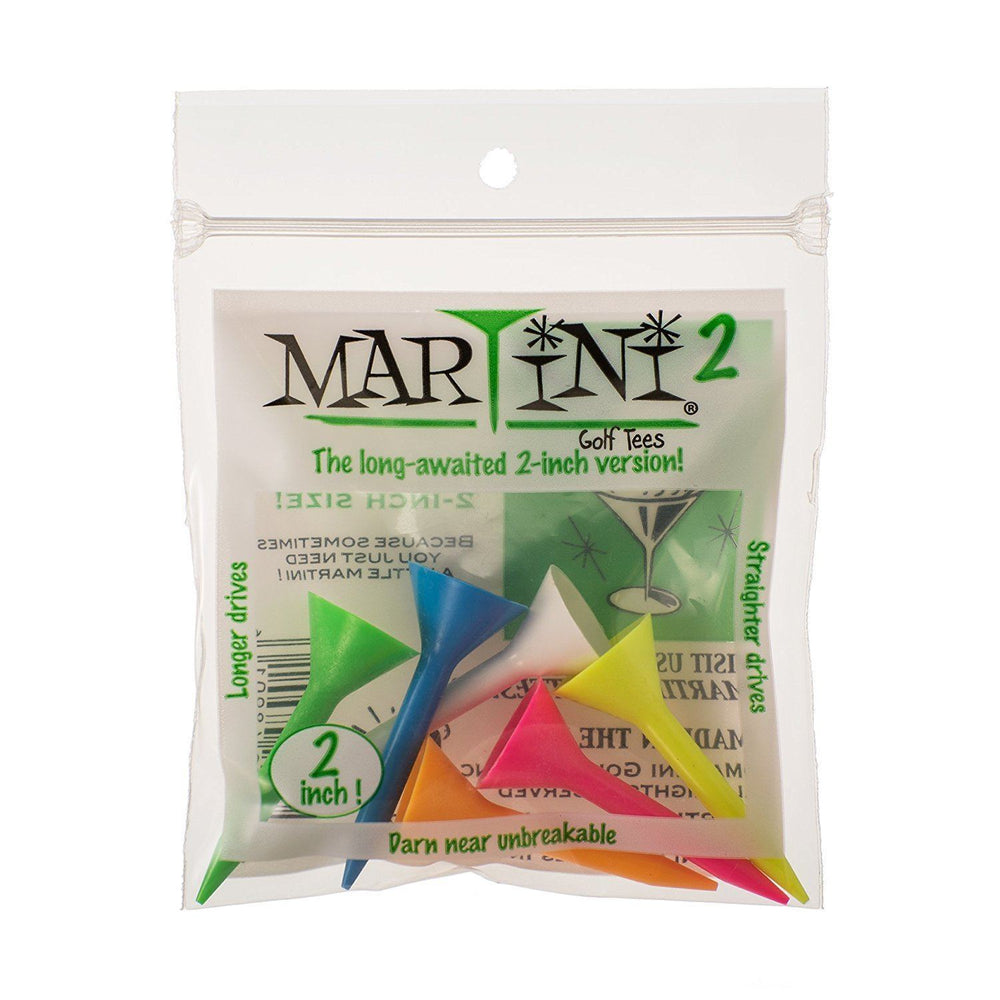 Martini Tees Short 2 Inches Pack of 6 Pcs Golf Stuff - Save on New and Pre-Owned Golf Equipment 