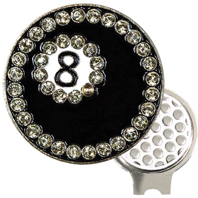 MXM Bling Hat Clip Set With Ball Marker Golf Stuff - Save on New and Pre-Owned Golf Equipment 8 Ball