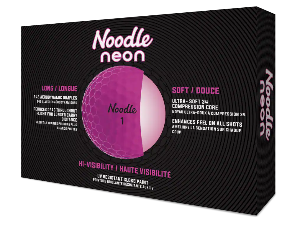 Noodle Neon Matte Coloured Golf Balls '23 Golf Stuff - Save on New and Pre-Owned Golf Equipment