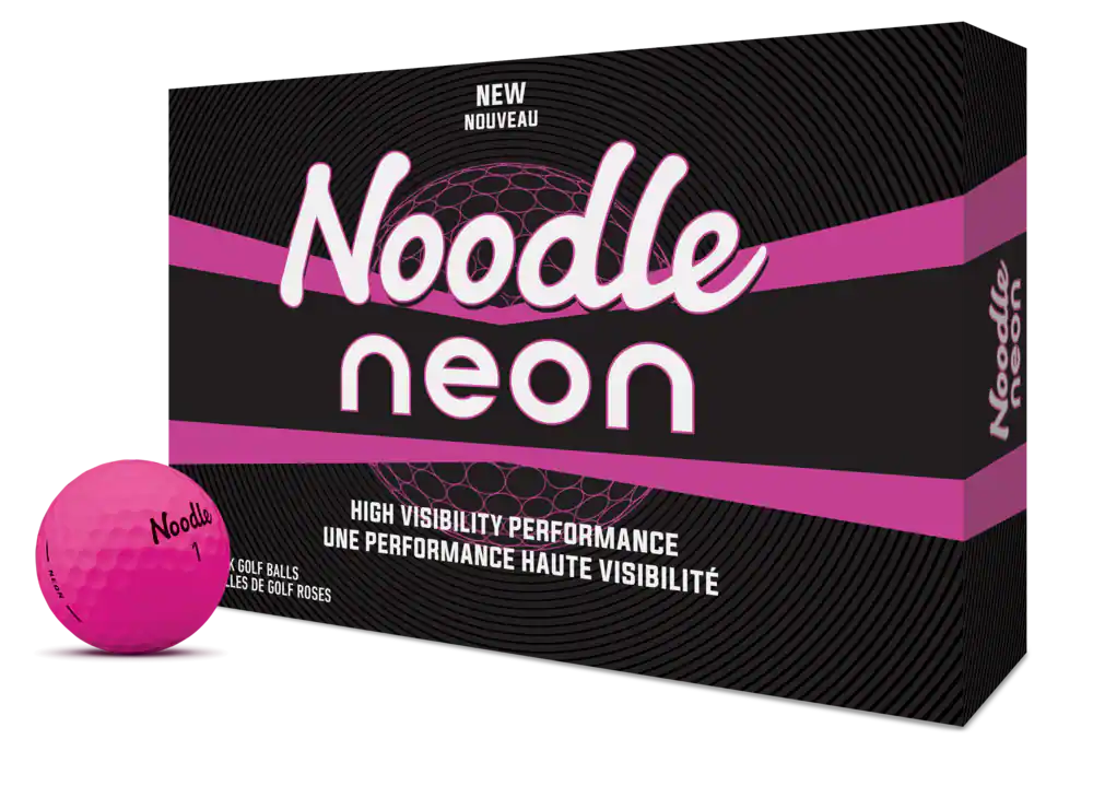 Noodle Neon Matte Coloured Golf Balls '23 Golf Stuff - Save on New and Pre-Owned Golf Equipment Pink Box/12