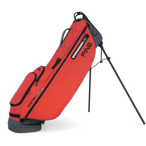 Ping Hoofer CRAZ-E-LITE Stand Bag 201 Golf Stuff Orange/Dark Grey/Black 