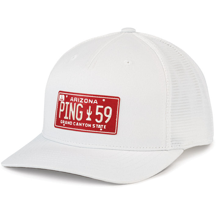 Ping License Plate Snapback 35926 Golf Stuff - Save on New and Pre-Owned Golf Equipment White 102 