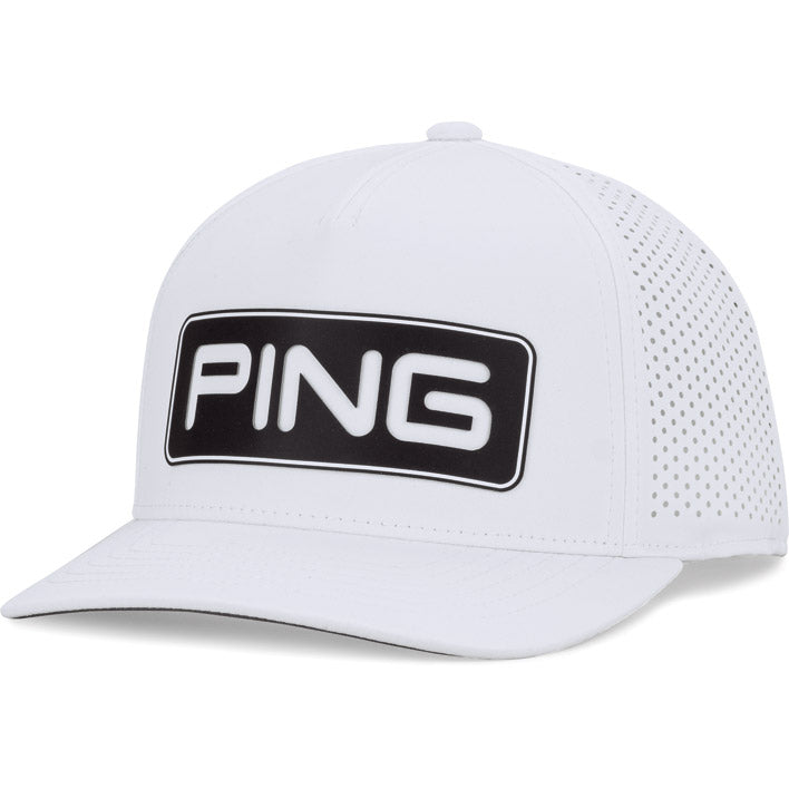 Ping Tour Vented Delta Cap 35566 Golf Stuff - Save on New and Pre-Owned Golf Equipment White/Black 198