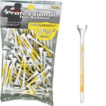 Pride Professional Tee System Prolength 2 3/4 Inch 100pc Tees Golf Tees Golf Supply House White 