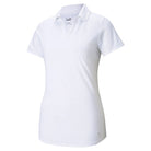 Puma Women's Cloudspun Free Polo Bright White 59769509 Golf Stuff X-Small