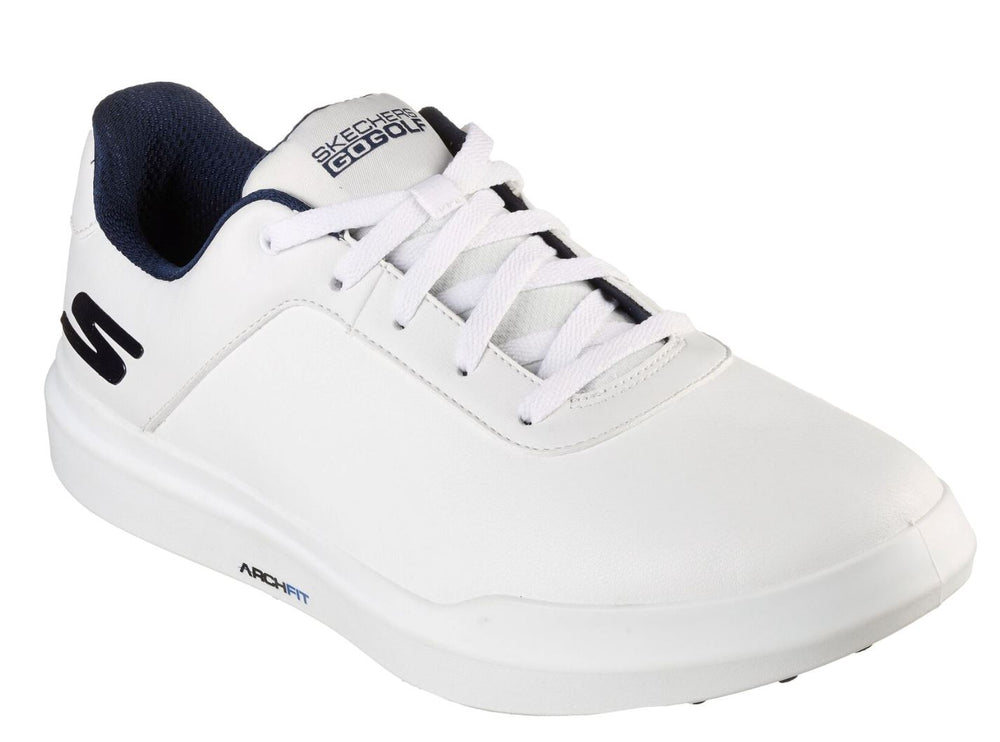 Skechers Go Golf Drive 5 Men's Golf Shoes White/Navy 214037