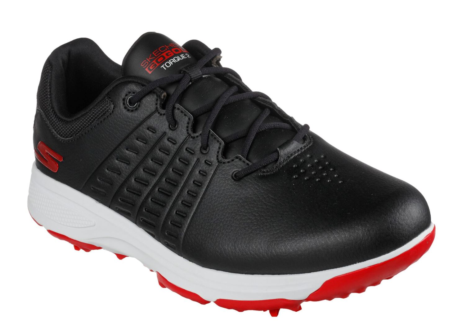 Skechers Go Golf Torque 2 214027 Men's Golf Shoe Black/Red Golf Stuff - Save on New and Pre-Owned Golf Equipment 8.5 EWW