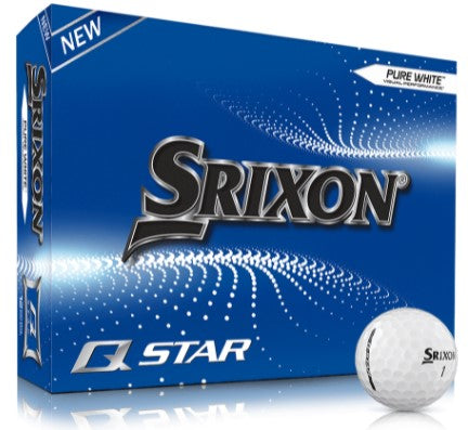 Srixon Q-Star 6 '21 Golf Balls Golf Stuff - Save on New and Pre-Owned Golf Equipment Box/12 White