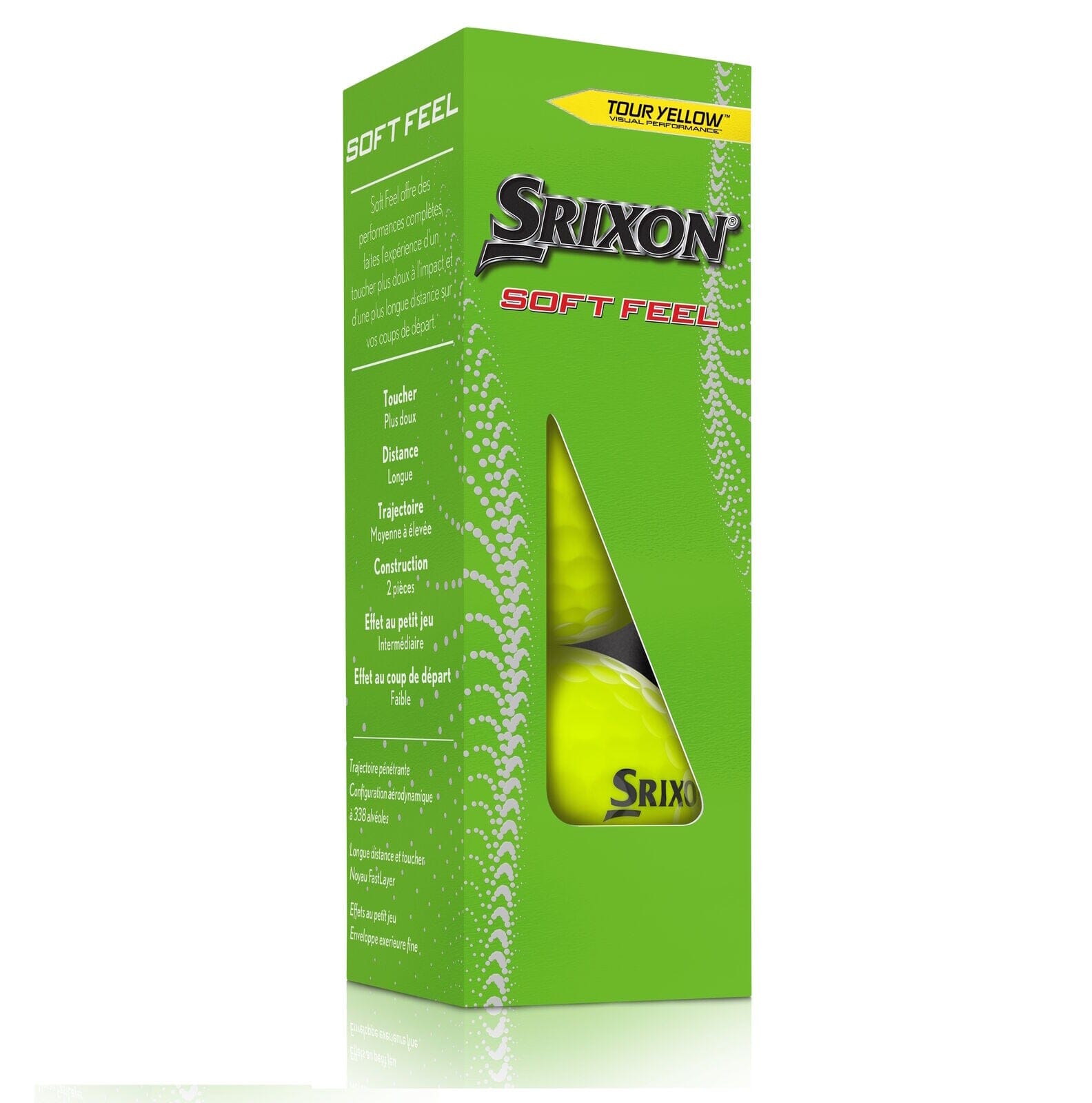 Srixon Soft Feel Golf Balls '22 Golf Stuff - Save on New and Pre-Owned Golf Equipment Tour Yellow Sleeve/3