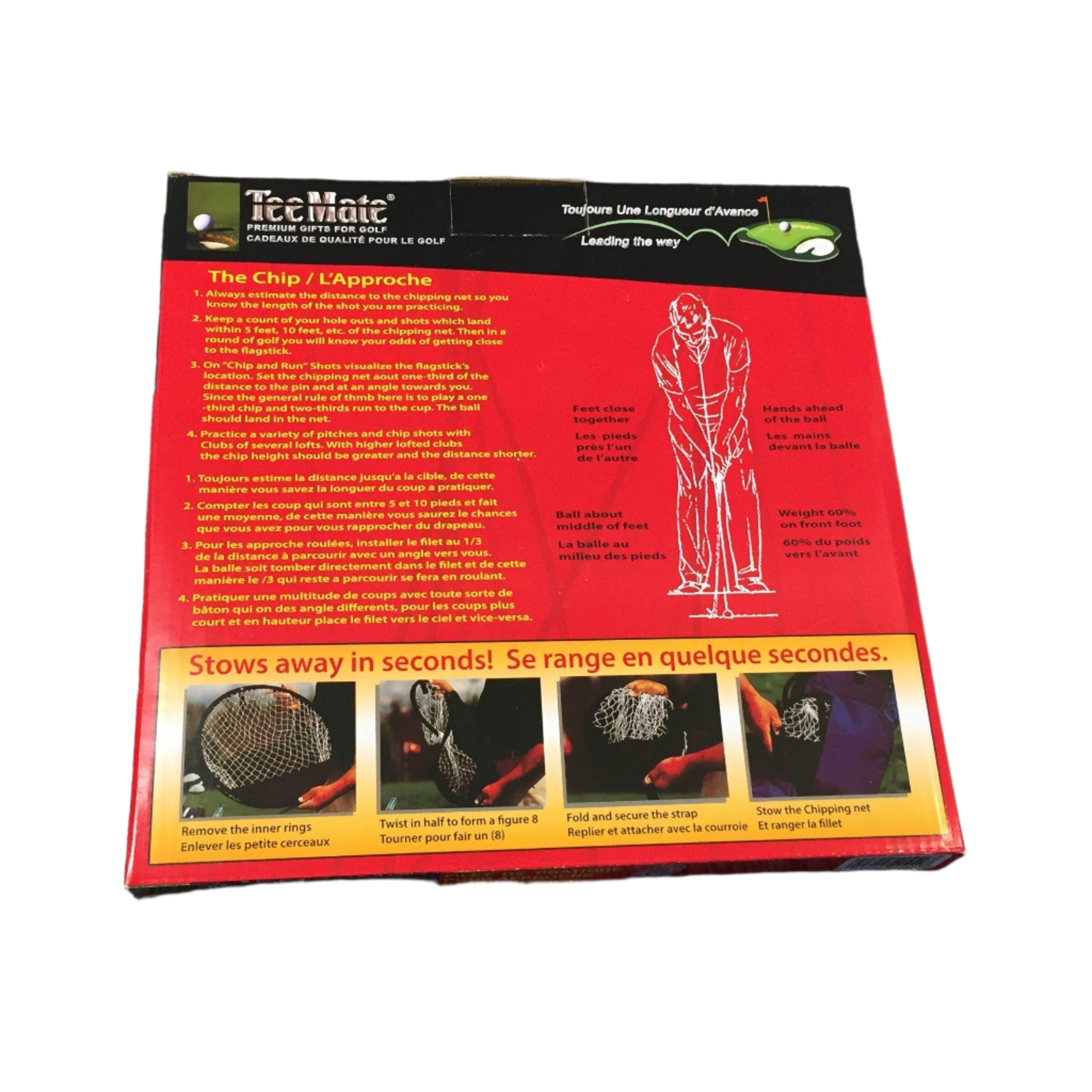 TeeMate 4-In-1 Chipping Net & Golf Game TeeMate