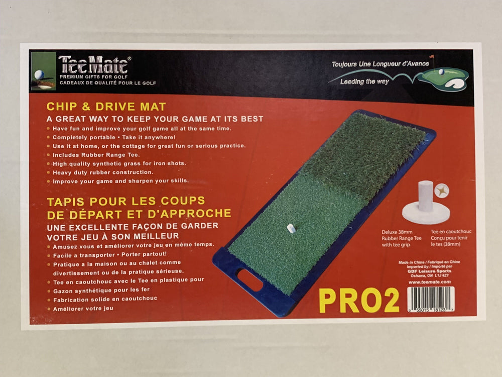 TeeMate Pro2 Large Dual Surface Chip & Drive Mat 26"x12"